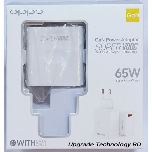 Oppo 65W Gan Supervooc 2.0 Power Charger for Reno Ace 12 Reno 34Pro Find X2Pro R17 Pro & Unique Model-Charger