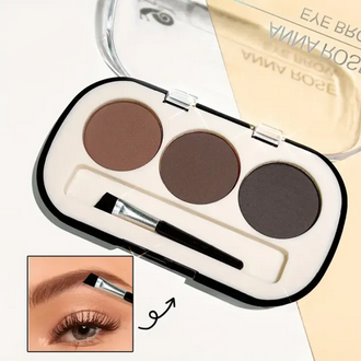 DoDo Girl Eyebrow Powder Kit 3 in 1 for Women Makeup Tool Kit