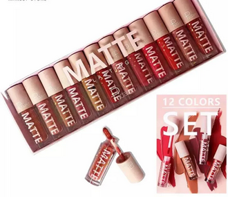 AIR MATTE Pudair 12 Colors Matte Lipstick Set