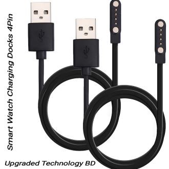 Smart Watch Magnetic Charger USB 2.0 Charging Cable Cord Power 4 Pin For Smart Watch KW88