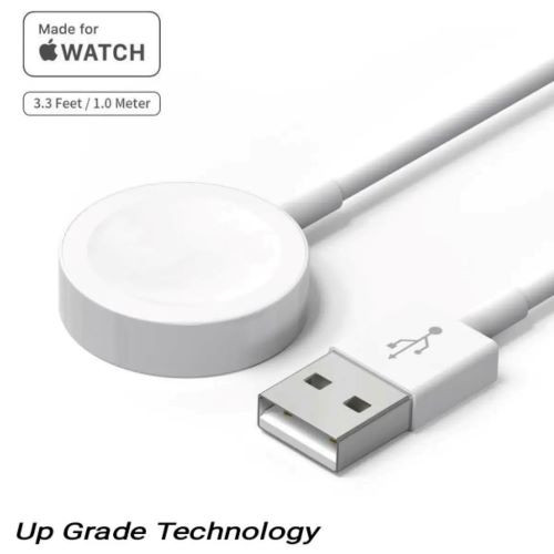 Magnetic Charging Cable USB Charger Dock for Apple Watch IWatch Series 1/2/3/4 White