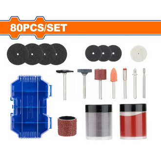 WADFOW 80PCS ENERAL USE SET FOR MINI DRILL -WRR7080