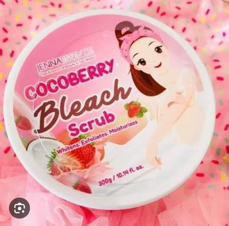 COCO BERRY Face & Body Bleaching Scrub (Whitens,exfoliates,moisturizes) - 300gm