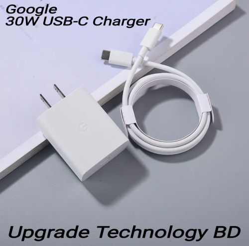 Google 30W USB-C Power Adapter Fast Charging Pixel Phone Charger