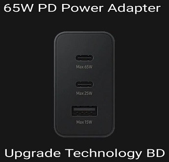 Samsung 65W PD Power Adapter Trio USB-A with 2 USB-C Ports