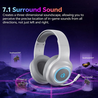 QCY Heroad V200 (H4GM) Triple connectivity Gaming Headset