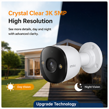 Imou P53E 3K 5MP PoE Outdoor Smart Security Camera