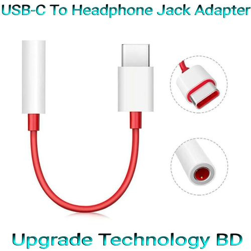 OnePlus Type-C To 3.5mm Audio Adapter Dongle .One Plus USB Type C Converter Cable To 3.5 mm Earphone Jack Adapter