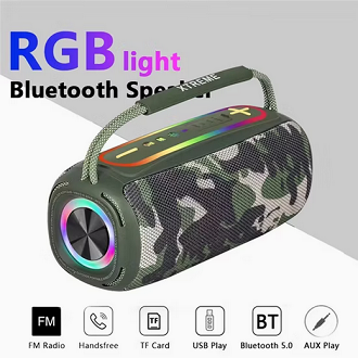 XTREME P11 Pro Wireless Speaker with Subwoofer, Ambient Light, Card Insertable Outdoor Speaker