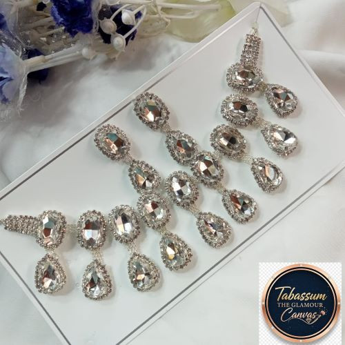 Gorgeous Stylish Diamond Cut Jewelry & Earring Set