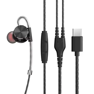 QKZ DM10 Type C Zinc Alloy Metal Earphone