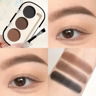 DoDo Girl Eyebrow Powder Kit 3 in 1 for Women Makeup Tool Kit