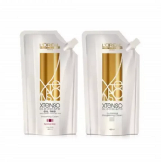 Loreal Professional X Tenso Oil Trio Extra Resistant Hair Straightening Cream+ Neutralizer (400ml+400ml)