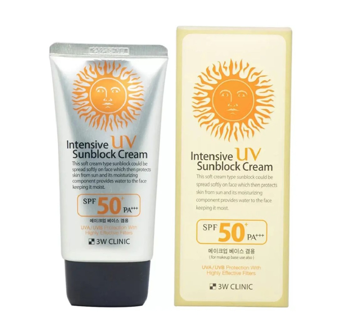 3W Clinic Intensive UV Sun-block Cream SPF 50+ PA+++ 70ml