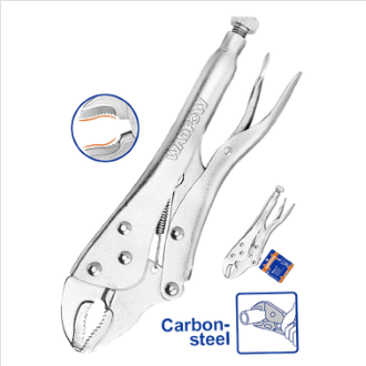 Curved jaw locking plier 10″ WADFOW-WLP11100/WLP1C10
