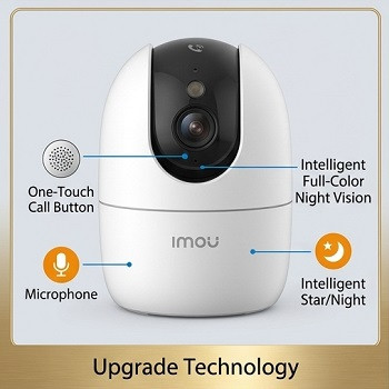 Imou Ranger 2 Pro 2K 3MP Wi-Fi Indoor Smart Security Camera