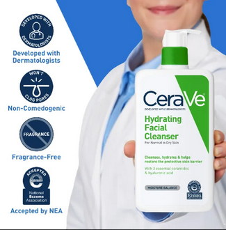 CeraVe Hydrating Cleanser for Normal to Dry Skin - 236ML (UK)