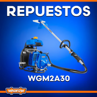 WADFOW Gasoline Grass Trimmer & Bush Cutter Backpack 810W-30.5cc-WGM2A30