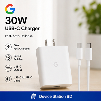 Google 30W Fast Power Adapter (USB-C) for Google Pixel Smartphones