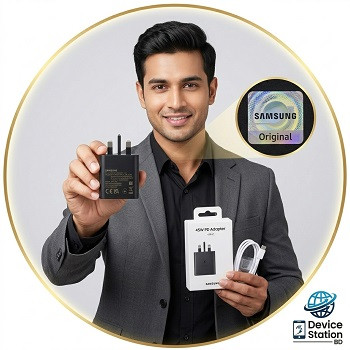 Original Samsung 45W Power Adapter Type-C Fast Charger (NFC Smart Pairing)