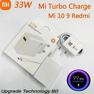 Xiaomi 33W Qc3.0 Quick Charge Adapter with Type-C Cable