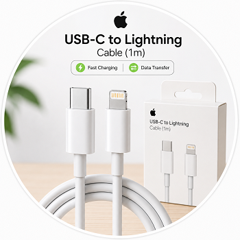 Apple 60W USB-C to Lightning Fast Charging & Data Transfer Cable