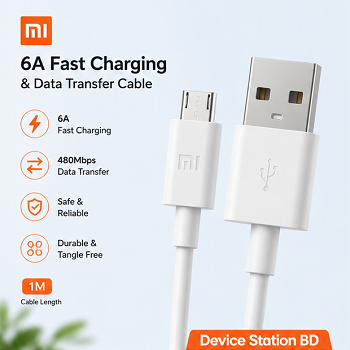 Xiaomi 6A 33W Fast Charging & High-Speed Data Transfer Cable