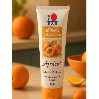 DXN Apricot Facial Scrub (100ml)-Deep Exfoliation & Natural Radiance