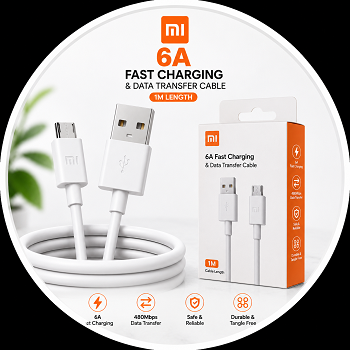 Xiaomi 6A 33W Fast Charging & High-Speed Data Transfer Cable