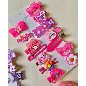China Imported Cute Baby Hair Clip Set Cartoon Hair Clip Set for Girls