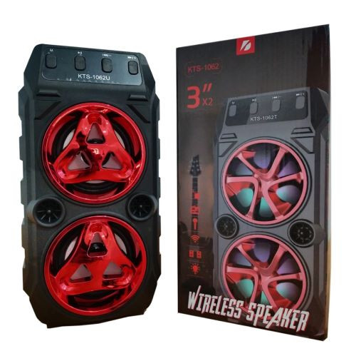 KTS-1062 Portable Wireless Karaoke Speaker with Mic Support (USB/SD)