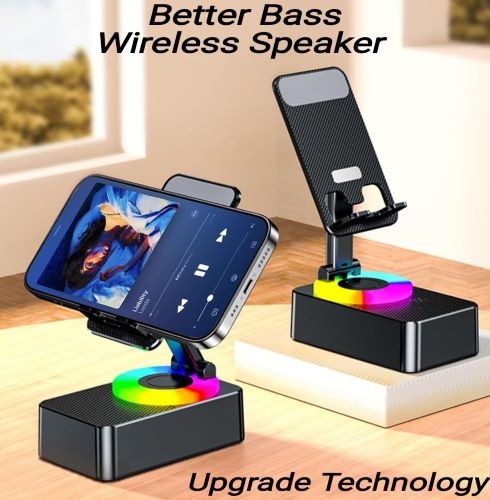 Desktop Phone Holder with Wireless Speaker