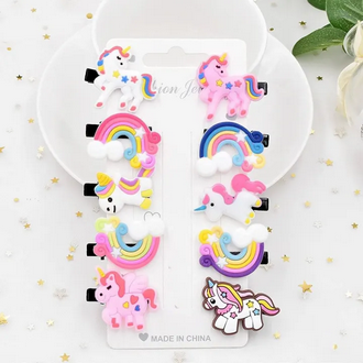 China Imported Cute Baby Hair Clip Set Cartoon Hair Clip Set for Girls