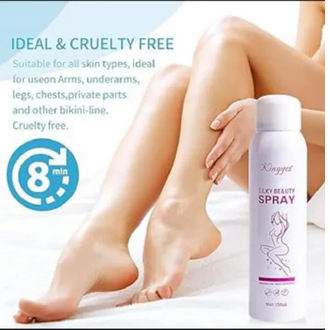 Kingyes Silky Beauty Painless Hair Removal Spray For Men & Women 150ML- Hair Removal