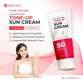 Collagen Pink Tone-Up Sun Cream SPF 50+ PA+++