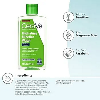Cerave Micellar Cleansing Water WITH Niacinamide & Ceramides 295ml