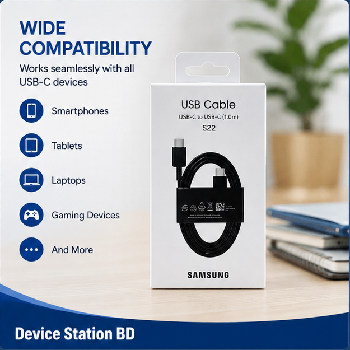 Samsung Galaxy S22 Series 5A 25W-100W Heavy Duty USB-C Fast Charging Cable (1m)
