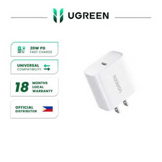 UGREEN Fast Charging Power Adapter with PD 20W US (White)