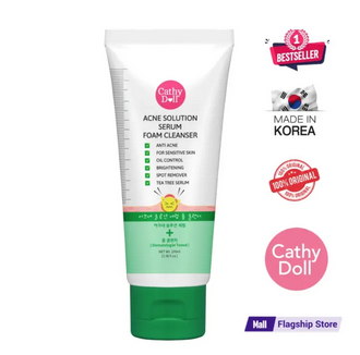Acne Solution Serum Foam Cleanser 100ml Cathay Doll Face Wash(Made In Korea)