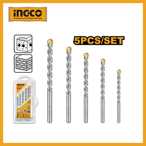 5pcs MASONRY DRILL BIT (WALL) INGCO-AKDB3055