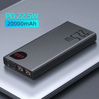 Baseus Adaman Metal Digital Display Quick Charge Power Bank 22.5W 20000mAh