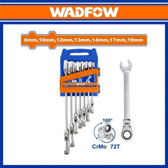 7 Pcs Flexible Ratchet Spanner Set – WSP5207