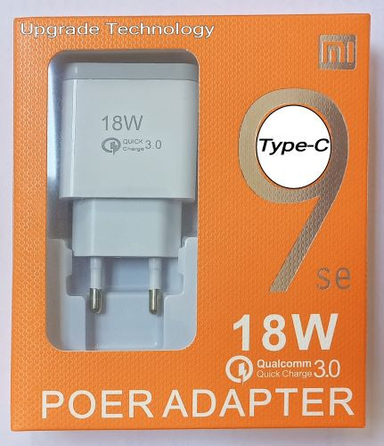 Mi 18W 9Se Fast Charging Adapter with Type-C Cable (Qualcomm Quick Charge 3.0)