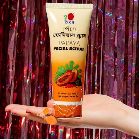 DXN Papaya Facial Scrub (100ml)-উজ্জ্বল ও প্রাণবন্ত ত্বকের প্রাকৃতিক রহস্য