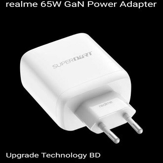 Realme 65W Super Dart GaN Charger Adapter With fast Charging Type C Cable