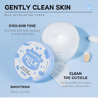 Laikou Milk Exfoliating Scrub for Silky,smooth,naturally radiant Skin