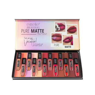 Emelie 12 in 1 Matte Liquid Lipstick Set