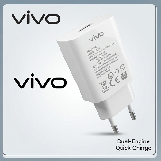 Vivo Y50 Charger VIVO NEX X27 Fast Charger with Type-B Cable For Vivo Y50 Y30 Y51s X50 Lite