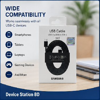 Samsung USB-C to USB-C Cable 1.8M S23 | 5A 25W-100W Fast Charging