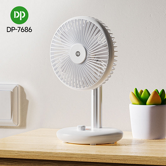DP 7686 Mini Rechargeable Fan–Premium Digital Display